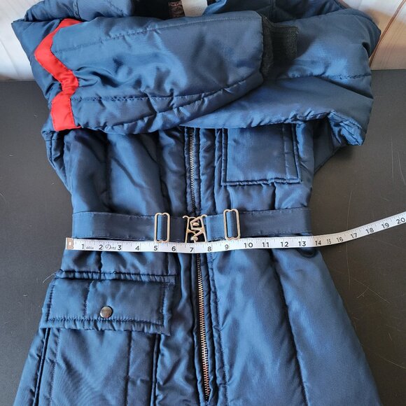 Vintage J C Penny Snowmobile Suit, Women’s M, Navy, One Piece zip closure EUC - Picture 12 of 14
